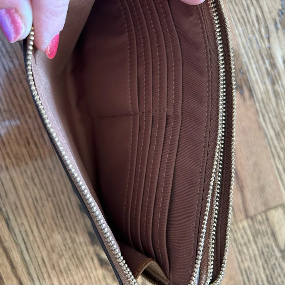 Coach double zip pouch wallet wristlet - Picture 11 of 16